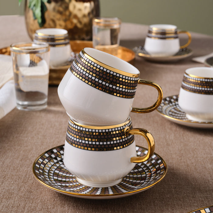 Karaca Belgin, Service de Tasses à Café pour 6 personnes, 90ML