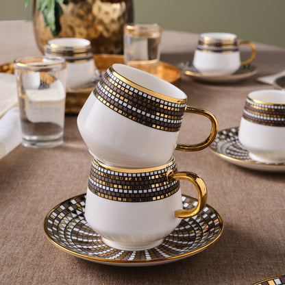 Karaca Belgin, Service de Tasses à Café pour 6 personnes, 90ML