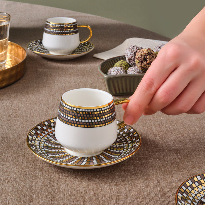Karaca Belgin, Service de Tasses à Café pour 6 personnes, 90ML