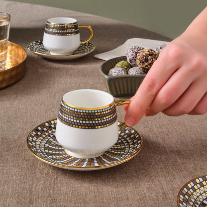 Karaca Belgin, Service de Tasses à Café pour 6 personnes, 90ML