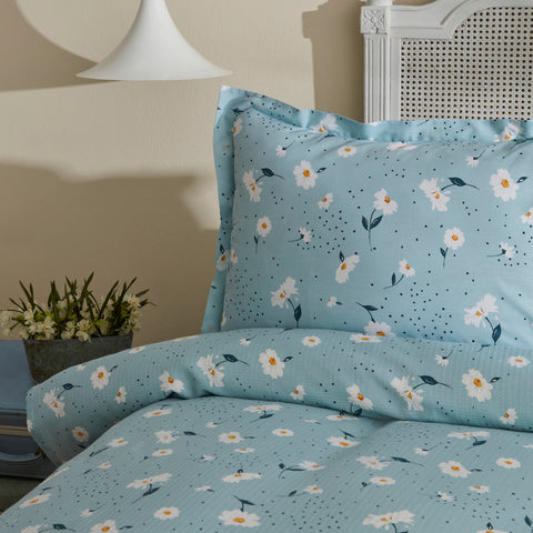 Karaca Daisy, Ensemble en Piqué 100% Coton, Double, Menthe