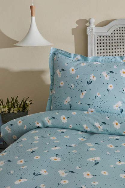 Karaca Daisy, Ensemble en Piqué 100% Coton, Simple, Menthe
