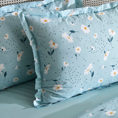 Karaca Daisy, Ensemble en Piqué 100% Coton, Simple, Menthe