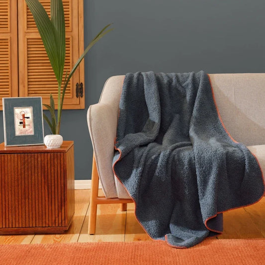 Karaca Home Faye Plaid Indigo 115x160 cm