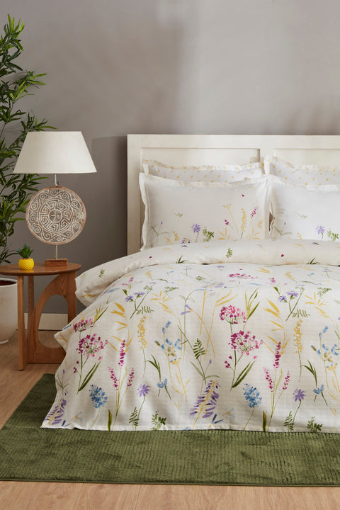Karaca Jody, Ensemble Couvre-Lit, Double, Jaune