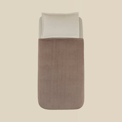Karaca Leaves, Couverture, 150x200cm, Gris Pierre