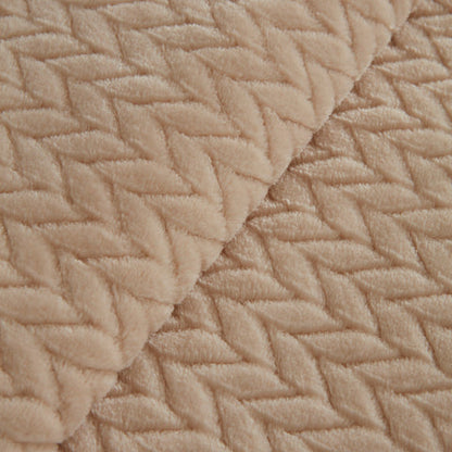 Karaca Leaves, Couverture, 200x220cm, Écru