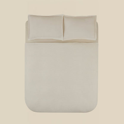 Karaca Leaves, Couverture, Double, Blanc