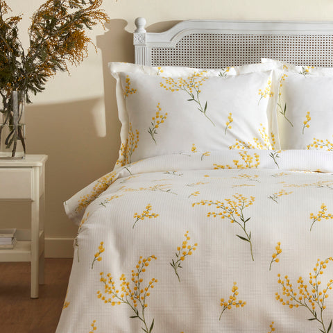 Karaca Loretta, Ensemble en Piqué 100% Coton, Simple, Jaune