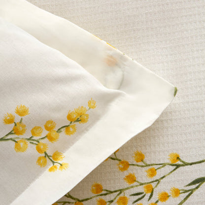 Karaca Loretta, Ensemble en Piqué 100% Coton, Simple, Jaune