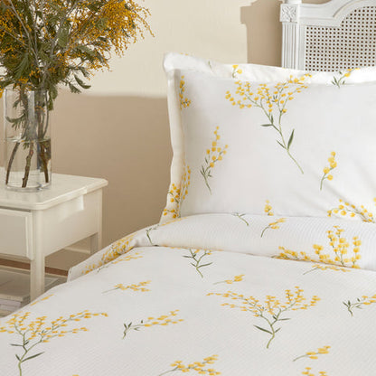 Karaca Loretta, Ensemble Piqué 100% Coton, Double, Jaune