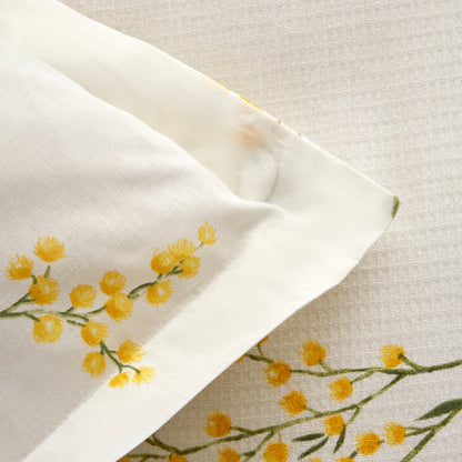Karaca Loretta, Ensemble Piqué 100% Coton, Double, Jaune
