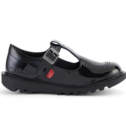 Kickers Kick T-Bar Patent Leather Children