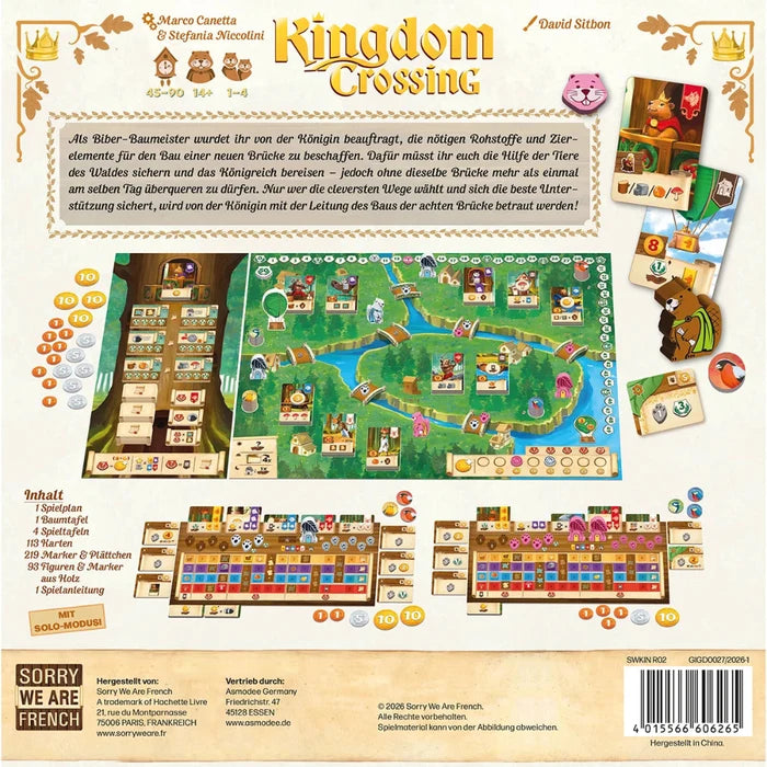 Kingdom Crossing - Strategisches Planungsspiel für erfahrene Familien