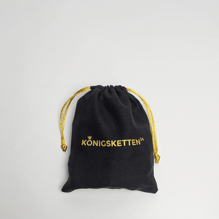 Königskette 2mm breit - 925er Silber - rhodiniert