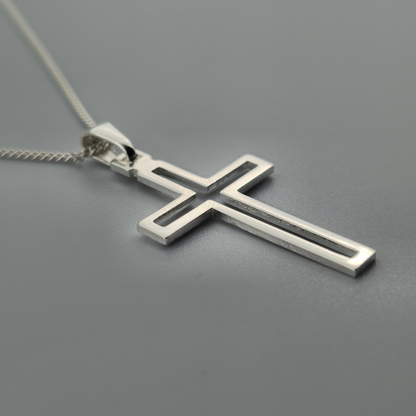 Kreuzanhänger silber - 925er Silber (403)