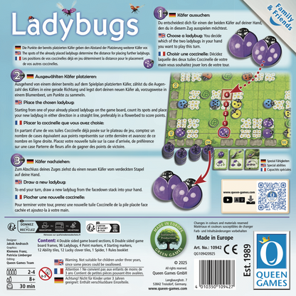 Ladybugs - Taktisches Mehrheiten-Legespiel für Familien