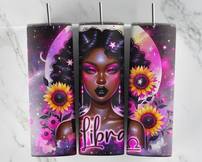 Libra Girl – Portrait | 20 oz Tumbler