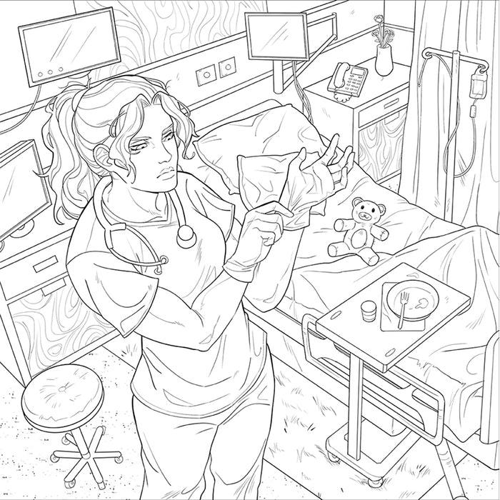 Lights Out: The Official Coloring Book