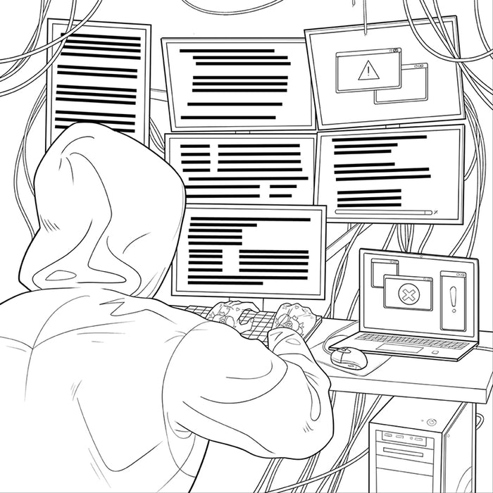 Lights Out: The Official Coloring Book