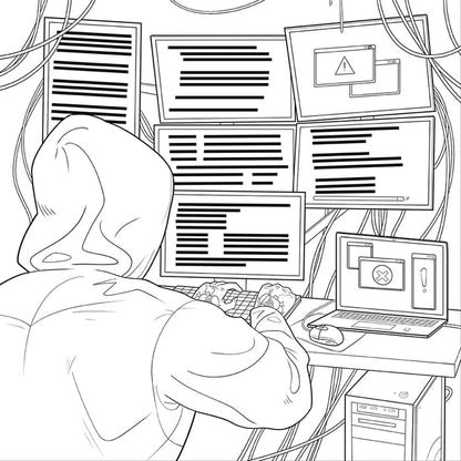 Lights Out: The Official Coloring Book