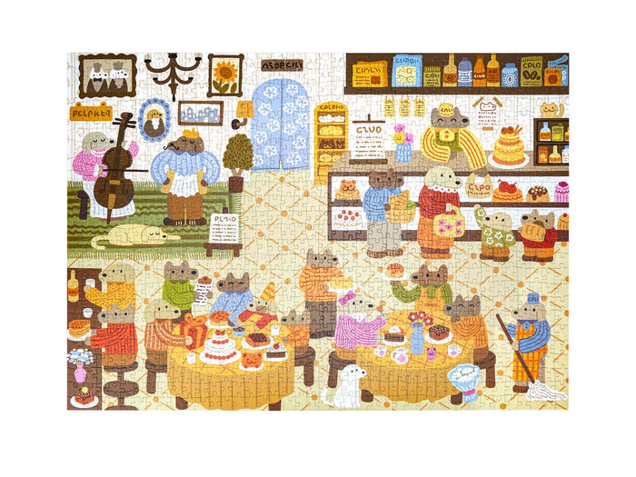 Lively Puppies' Bakery | 1,000 Piece Jigsaw Puzzle