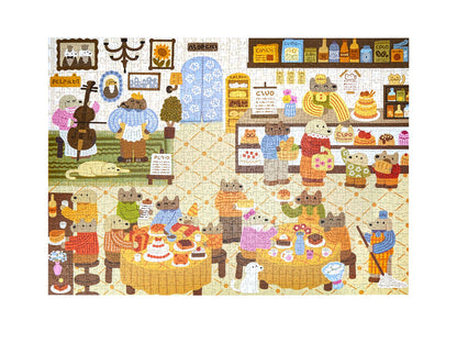 Lively Puppies' Bakery | 1,000 Piece Jigsaw Puzzle