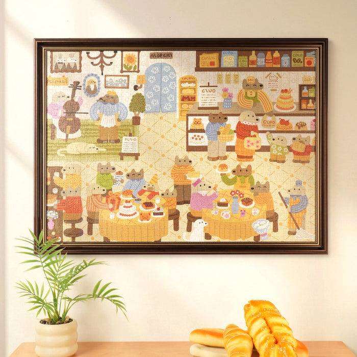 Lively Puppies' Bakery | 1,000 Piece Jigsaw Puzzle