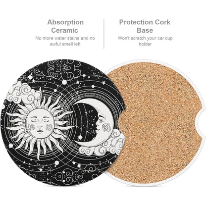 Llamadocious | Car Coaster Set