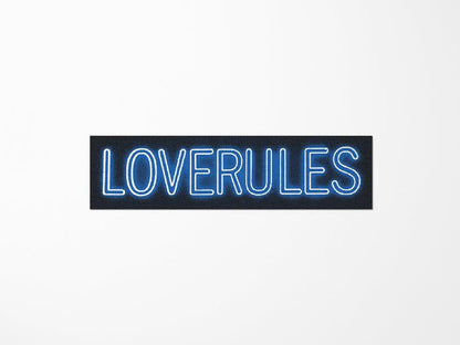 Loverules By Hank Willis Thomas Vinyl Sticker