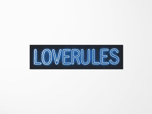 Loverules By Hank Willis Thomas Vinyl Sticker