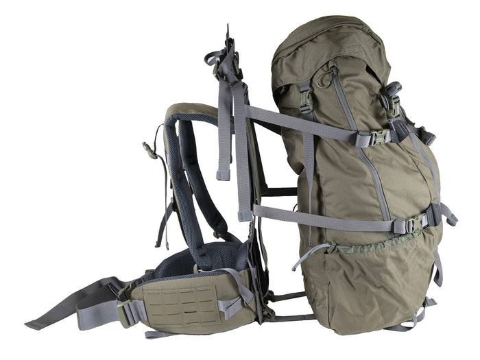 Manitoba Expedition 75L+ Expedition Pack Carbon Frame - Olive