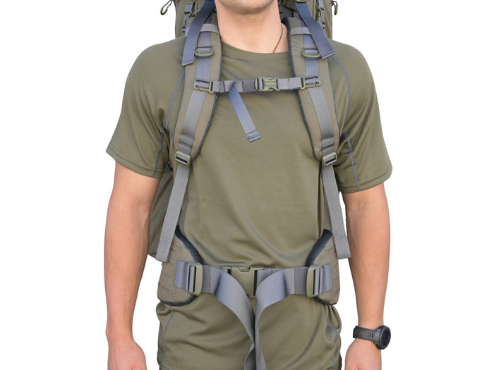 Manitoba Expedition 75L+ Expedition Pack Carbon Frame - Olive