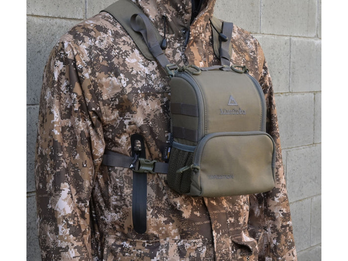 Manitoba Expedition Binocular Caddy Olive