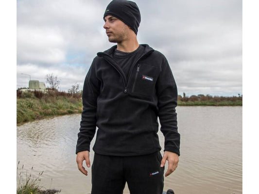 Manitoba Premium Fleece Top: Black