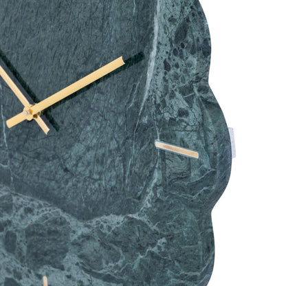 Marble Scalloped Wall Clock 40cm
