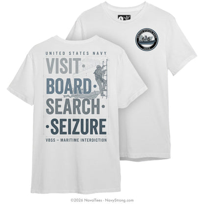"Maritime Interdiction" Tee | White