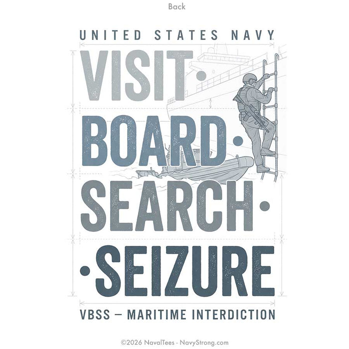 "Maritime Interdiction" Tee | White