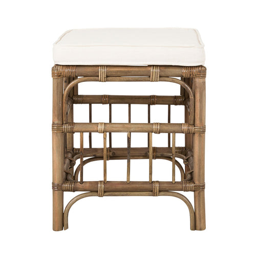 Martinique Rattan Cushioned Stool