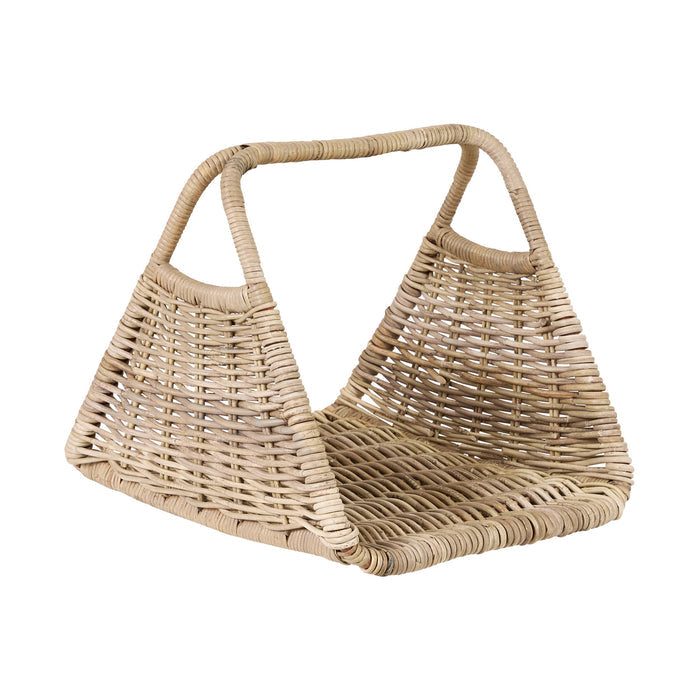 Martinique Rattan Log Basket