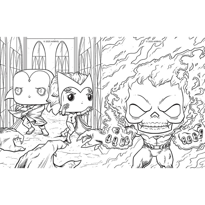 Marvel: The Official Avengers Funko POP! Coloring Book