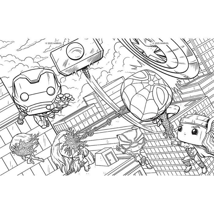 Marvel: The Official Avengers Funko POP! Coloring Book
