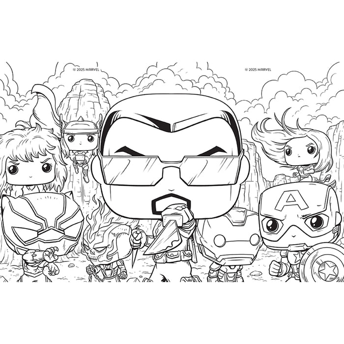 Marvel: The Official Avengers Funko POP! Coloring Book