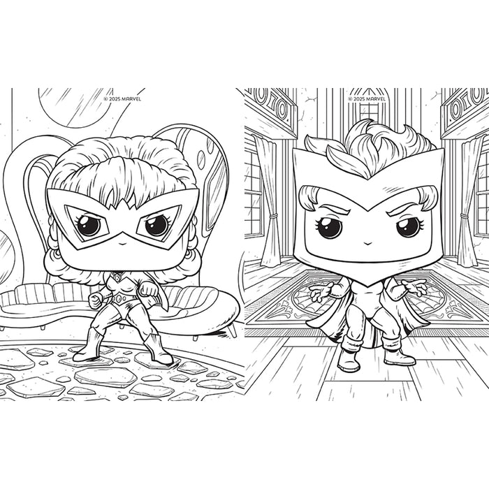 Marvel: The Official Avengers Funko POP! Coloring Book