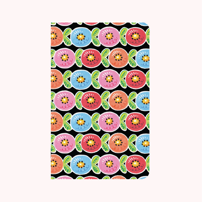Mary Engelbreit Marching Flower Fried Egg Black