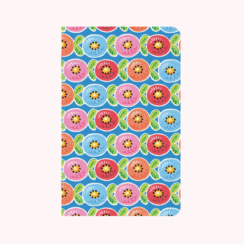 Mary Engelbreit Marching Flower Fried Egg Blue