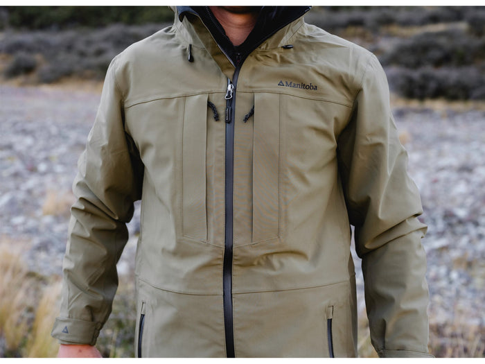 Mens Manitoba Expedition Alpine Jacket Waterproof Green