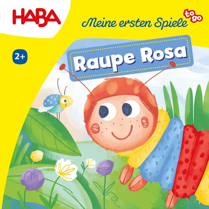 MES To Go Raupe Rosa- Farbig-buntes Domino für die Kleinsten