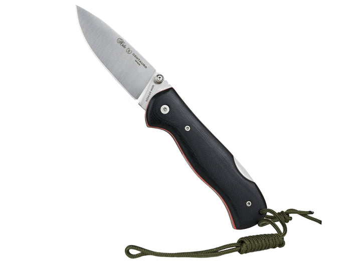 Miguel Nieto Centaur Folding Knife N695 Steel 8cm | Black Mikarta