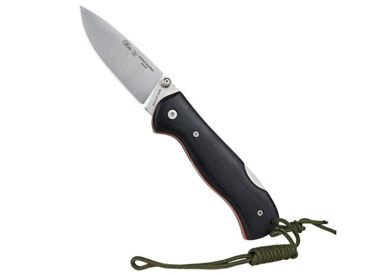 Miguel Nieto Centaur Folding Knife N695 Steel 8cm | Black Mikarta